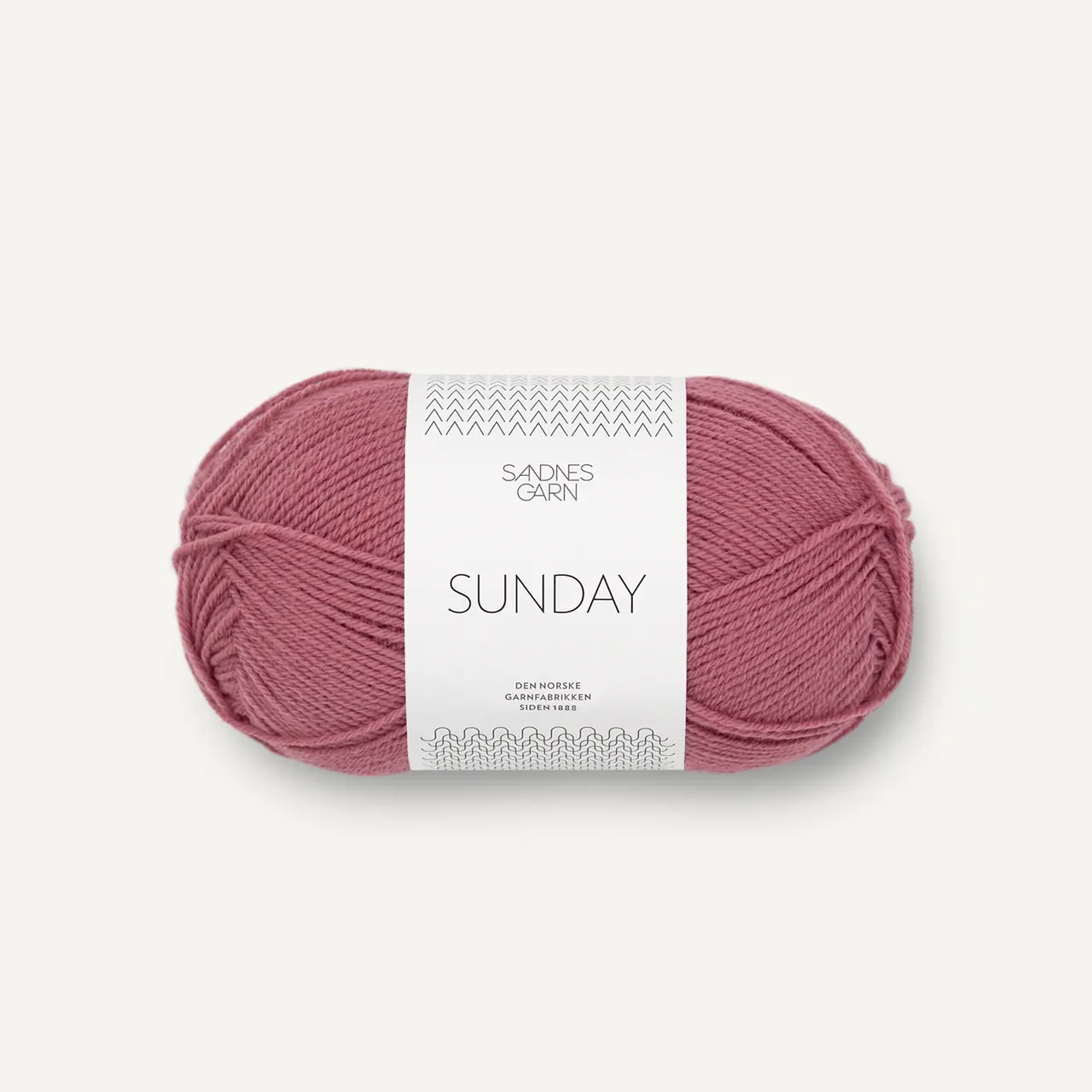 Sunday 4343 Bringebærsorbet von Sandnes Garn. Ein zauberhaft leichtes Merinogarn nicht Superwash behandelt