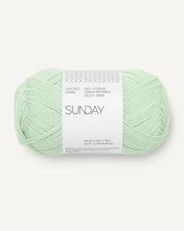 <span class="yarn-title">Sunday</span> <span class="yarn-color">7911 Mint Green</span>