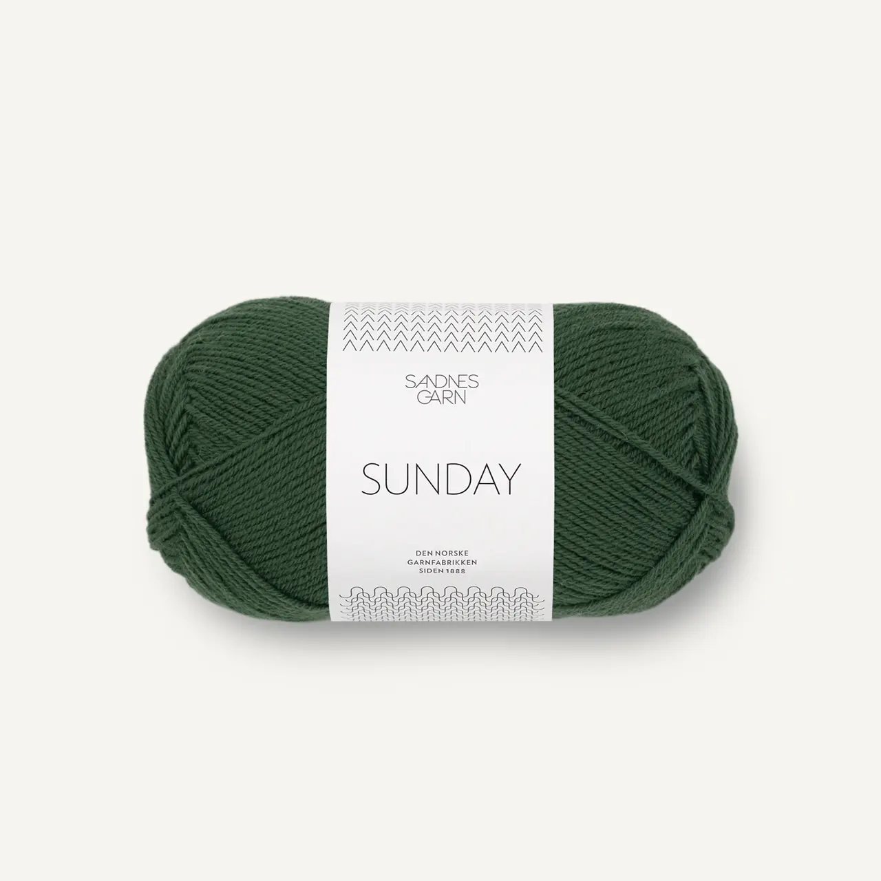 Sunday 8082 Skoggrønn von Sandnes Garn. Ein zauberhaft leichtes Merinogarn nicht Superwash behandelt