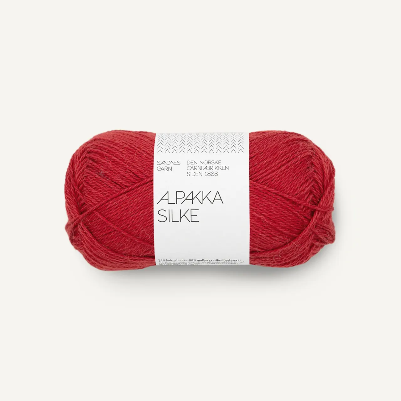 Alpakka Silke 4135 Heritage Red von Sandnes Garn. Eine herrlich weiche und exklusive Qualität.