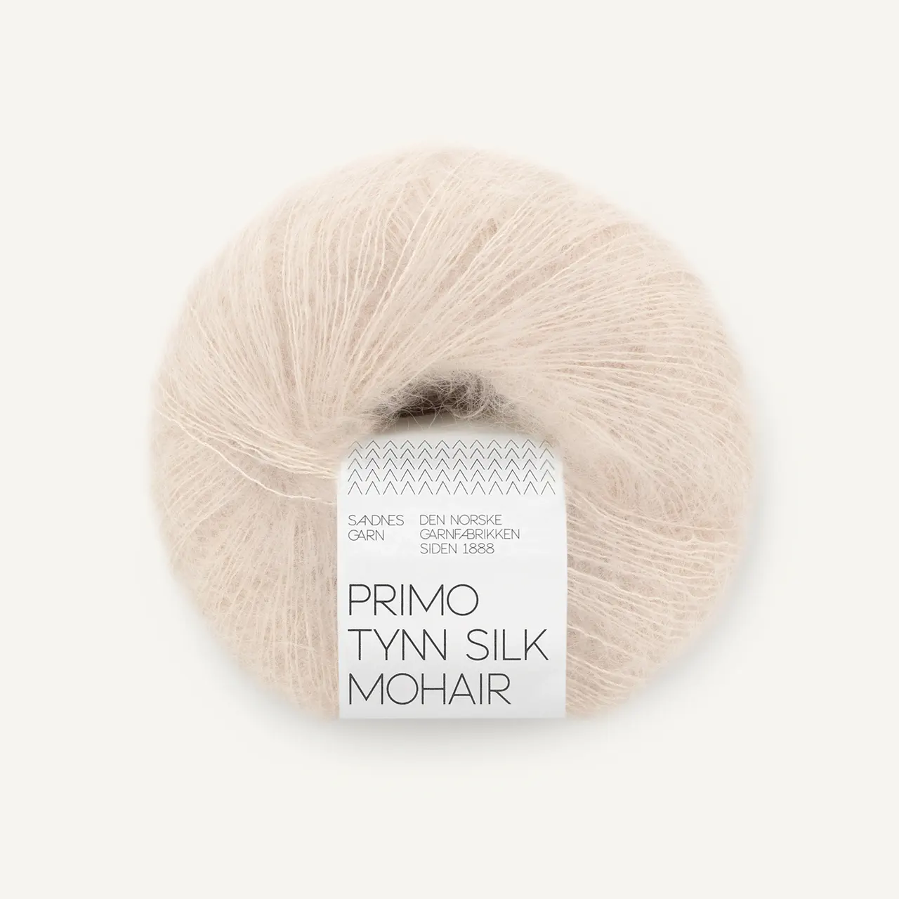 Primo Tynn Silk Mohair 2321 Marsipan von Sandnes Garn. Ein exklusives Garn als erlesene Mischung aus Seide und Mohair ganz ohne Wolle.