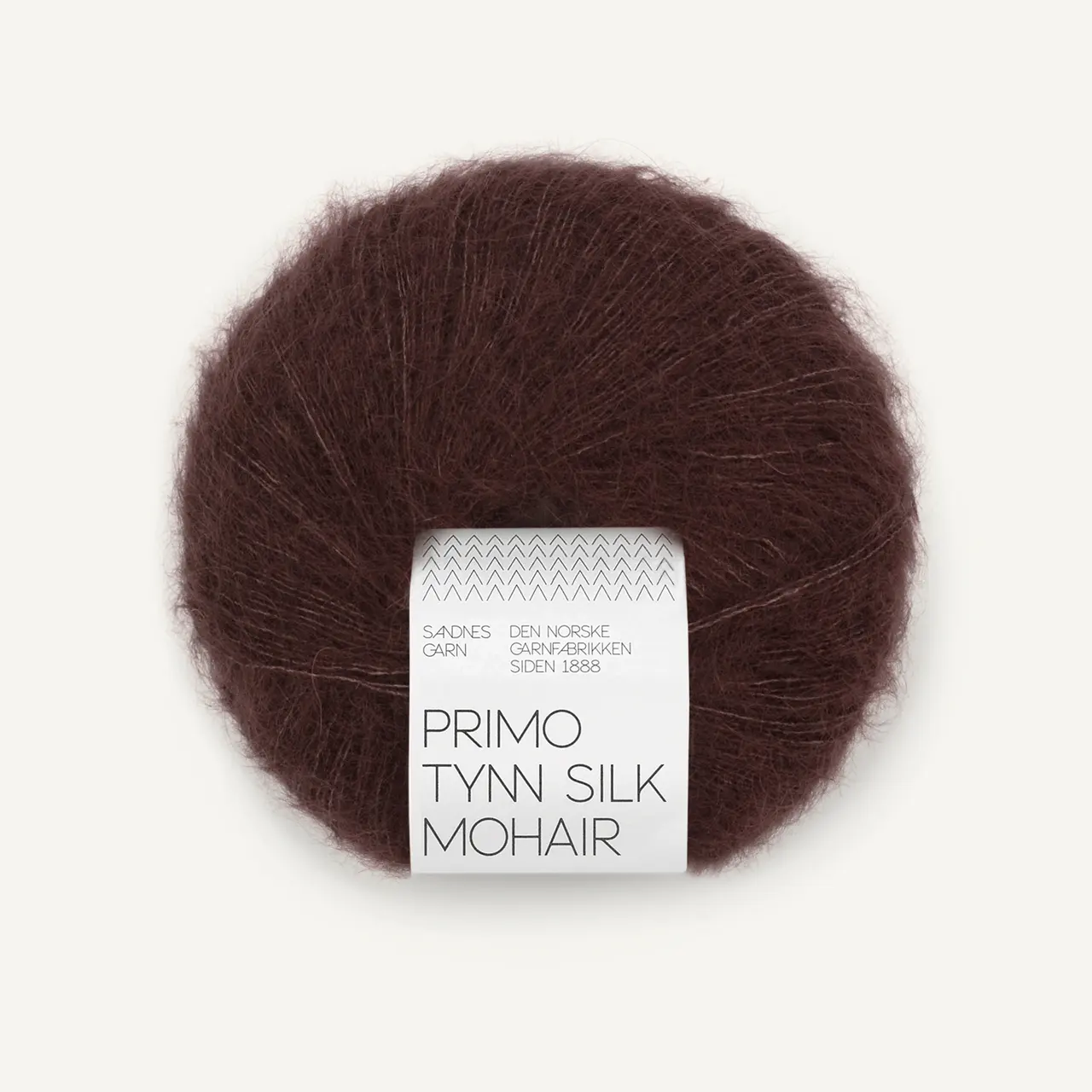 Primo Tynn Silk Mohair 4381 Dark Fudge von Sandnes Garn. Ein exklusives Garn als erlesene Mischung aus Seide und Mohair ganz ohne Wolle.