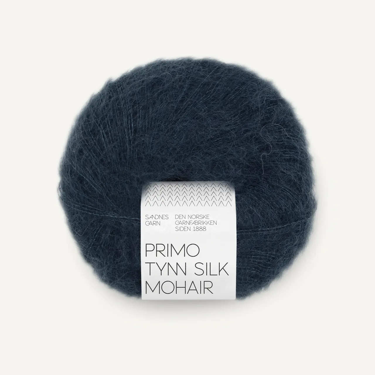Primo Tynn Silk Mohair 5581 Dyp Marine von Sandnes Garn. Ein exklusives Garn als erlesene Mischung aus Seide und Mohair ganz ohne Wolle.