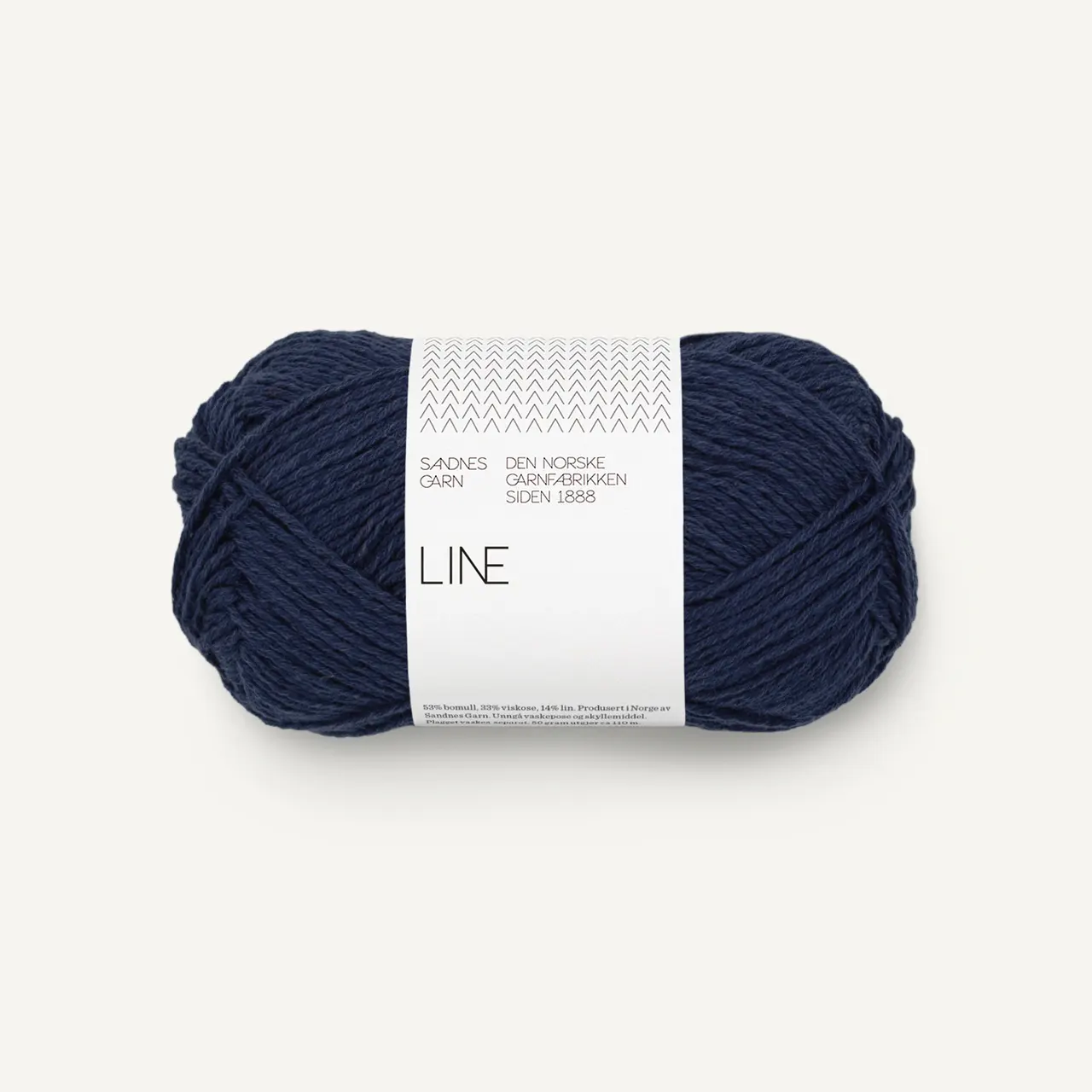 Line 6073 Seaside Navy von Sandnes Garn. Ein angenehm widerstandsfähiges Garn