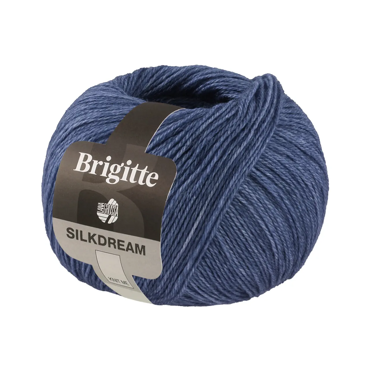Brigitte Silkdream 20 Jeans von Lana Grossa. Zartes klassisch gezwirntes Garn aus Maulbeerseide und Merino mit Mohairfasern umhüllt - Für größer