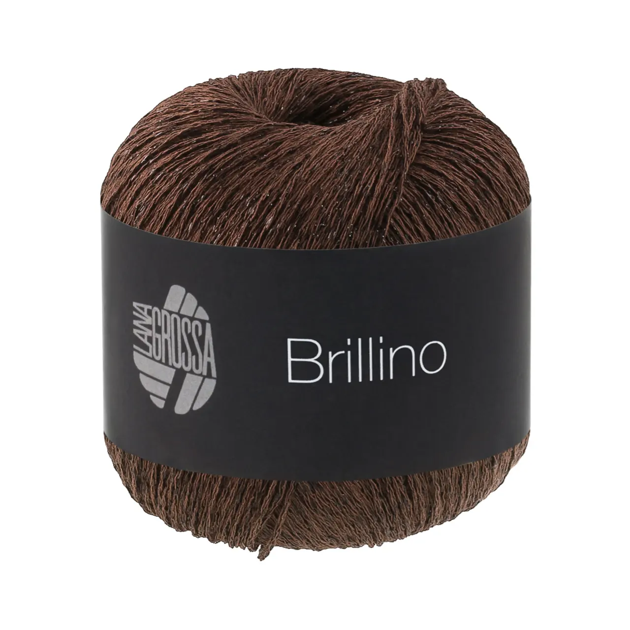 Brillino 53 Mokka/Nougat von Lana Grossa. Beilaufgarn mit farbigem Lurexfaden ACHTUNG