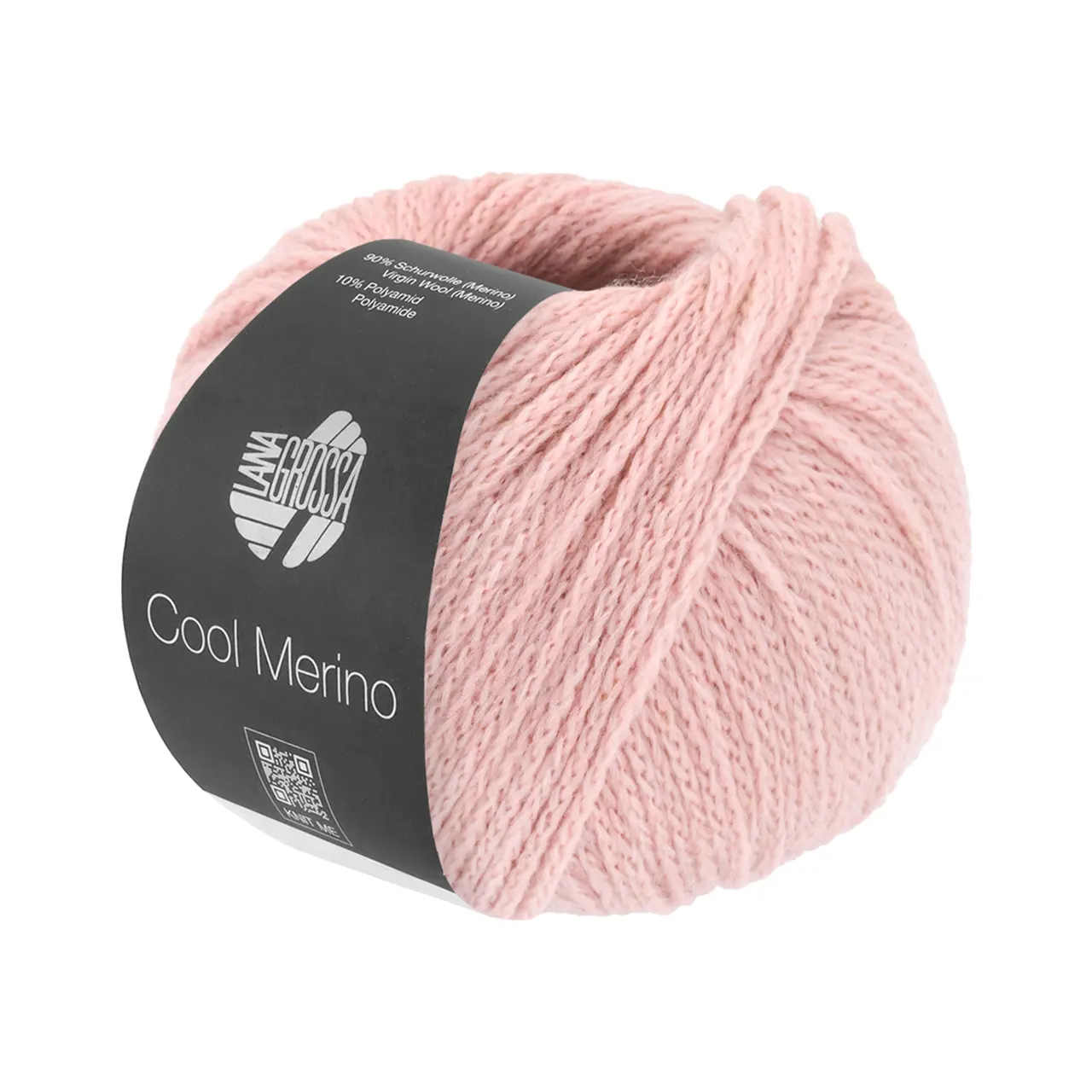 Cool Merino 41 Pastellrosa von Lana Grossa. Leichtes Kettengarn aus klassischer Merinowolle