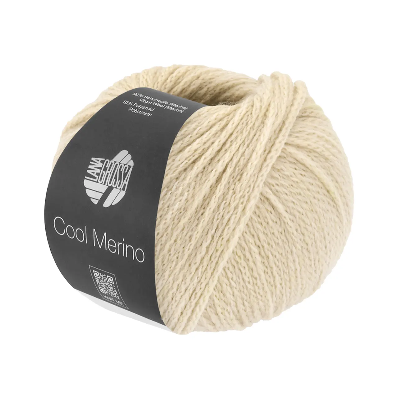 Cool Merino 46 Muschel von Lana Grossa. Leichtes Kettengarn aus klassischer Merinowolle