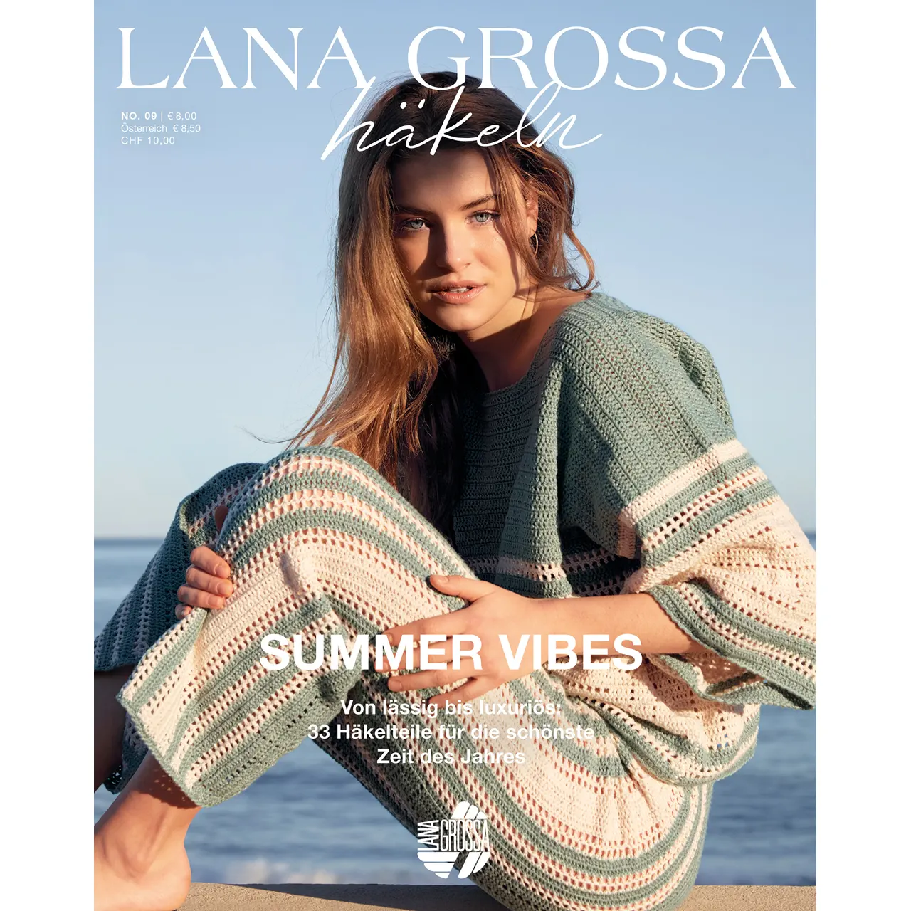 Cover des Magazins Häkeln No. 9 - Kombi im Filetmuster aus Summer Cashmere