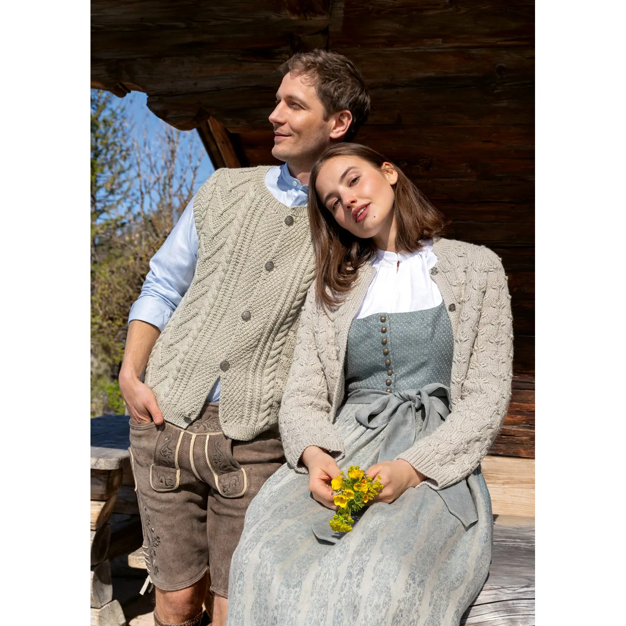 Strickmodelle aus Trachten No. 9 - Raglanjacke und Weste