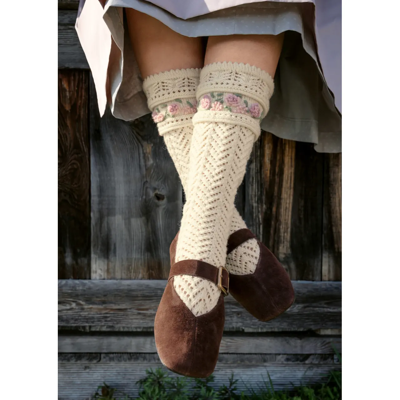 Strickmodell aus Trachten No. 9 - Kniestrümpfe