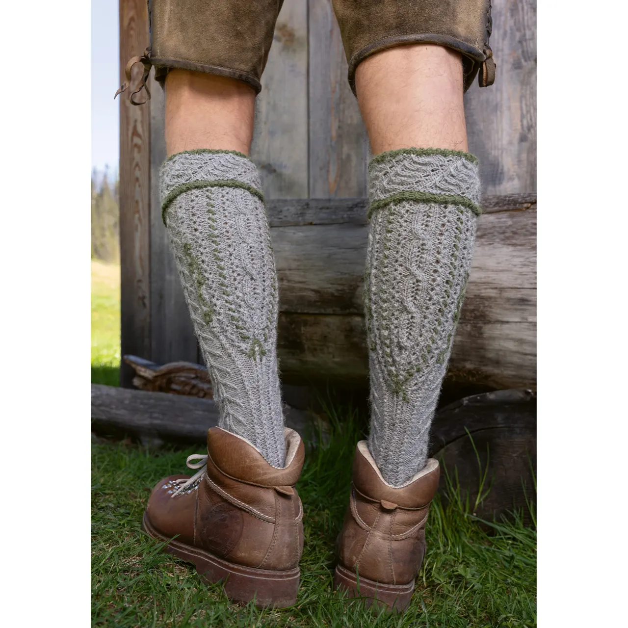 Strickmodell aus Trachten No. 9 - Kniestrümpfe aus Meilenweit 100 Alpaca