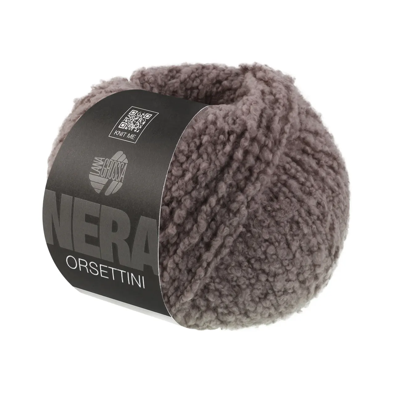 Orsettini 7 Dunkelgrau von Lana Grossa. Zartes weiches Bouclé-Garn aus superfeinen Merinofasern
