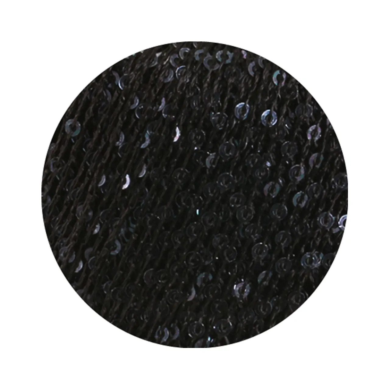 Glamour 6 Schwarz von Lana Grossa. Beilaufgarn mit Pailletten