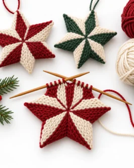 <span class="art-title">WEIHNACHTSSTERNE STRICKEN</span>