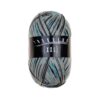 XXL-Trekking color 791 Grau-Schwarz-Blau-Grün-Lila