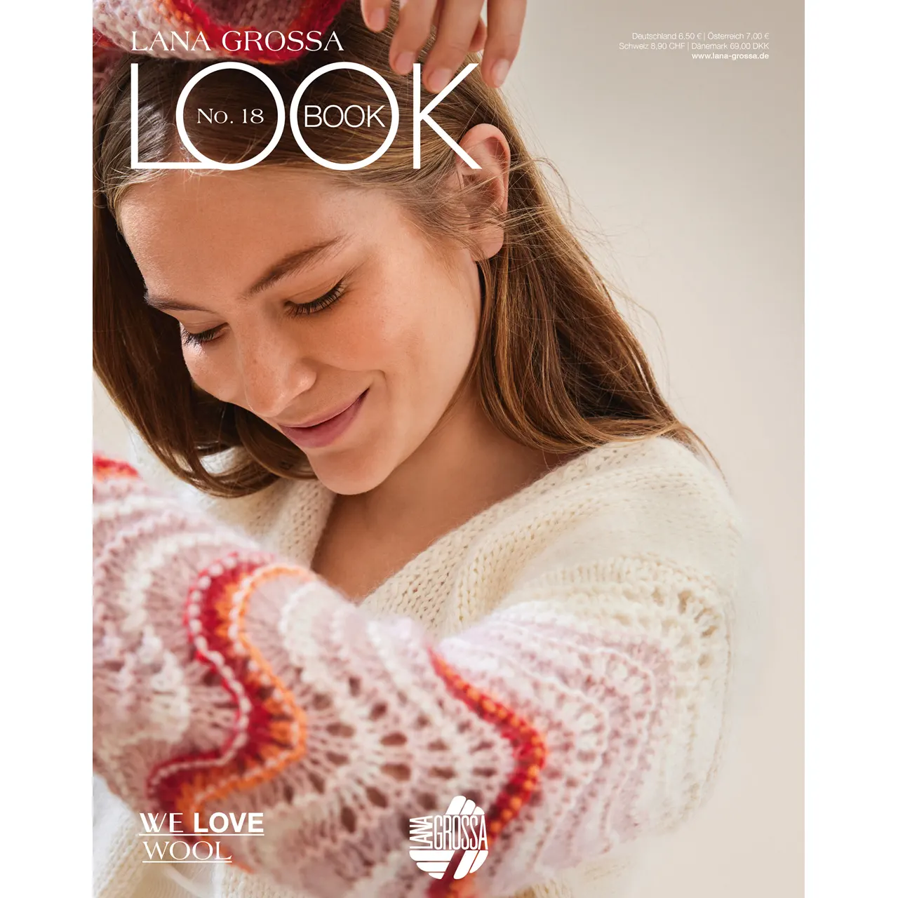 Lana Grossa Magazin Lookbook 18 Frügling/Sommer 2025 mit vielen tollen Modellen bei Wolle & Schönes