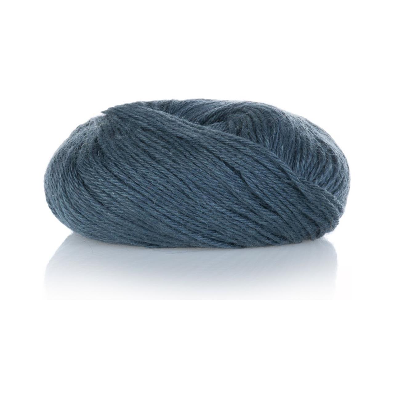 Mohair Lama Seide D815 Blaugrau