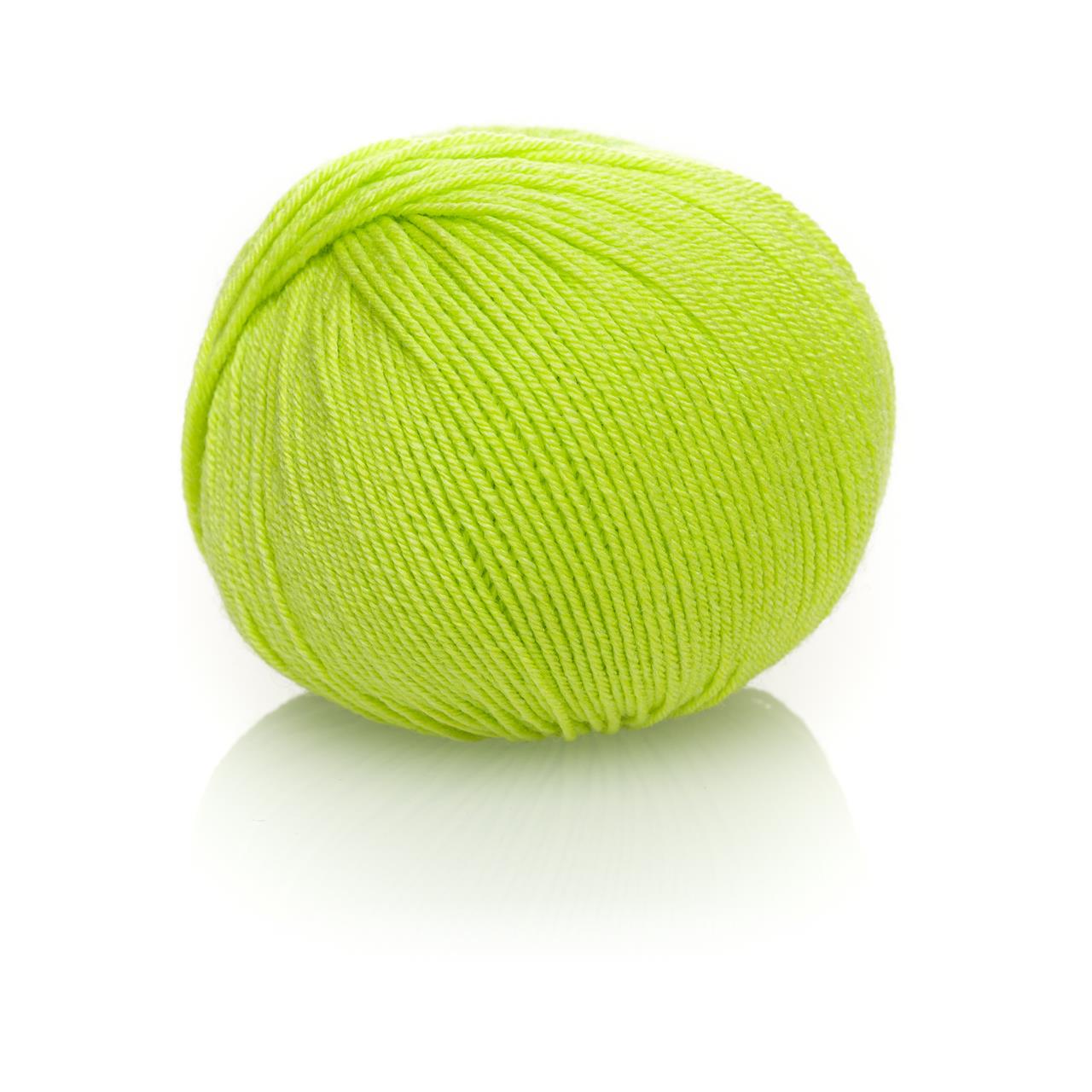 Vielseitige Merino Seide V912 Apfelgrün