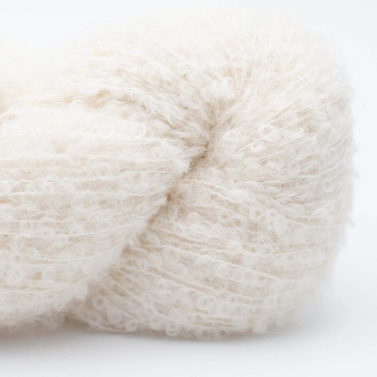 Alpaka Bouclé 1 Naturweiß
