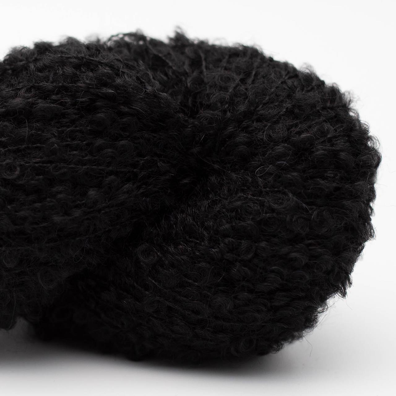 Alpaka Bouclé 5 Schwarz