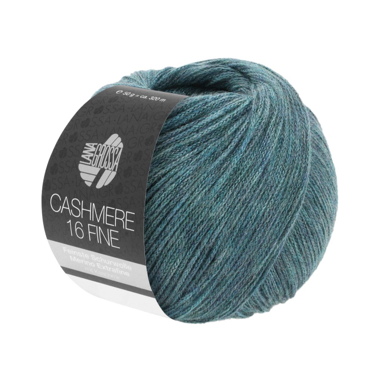 Cashmere 16 Fine 40 Petrolgrün