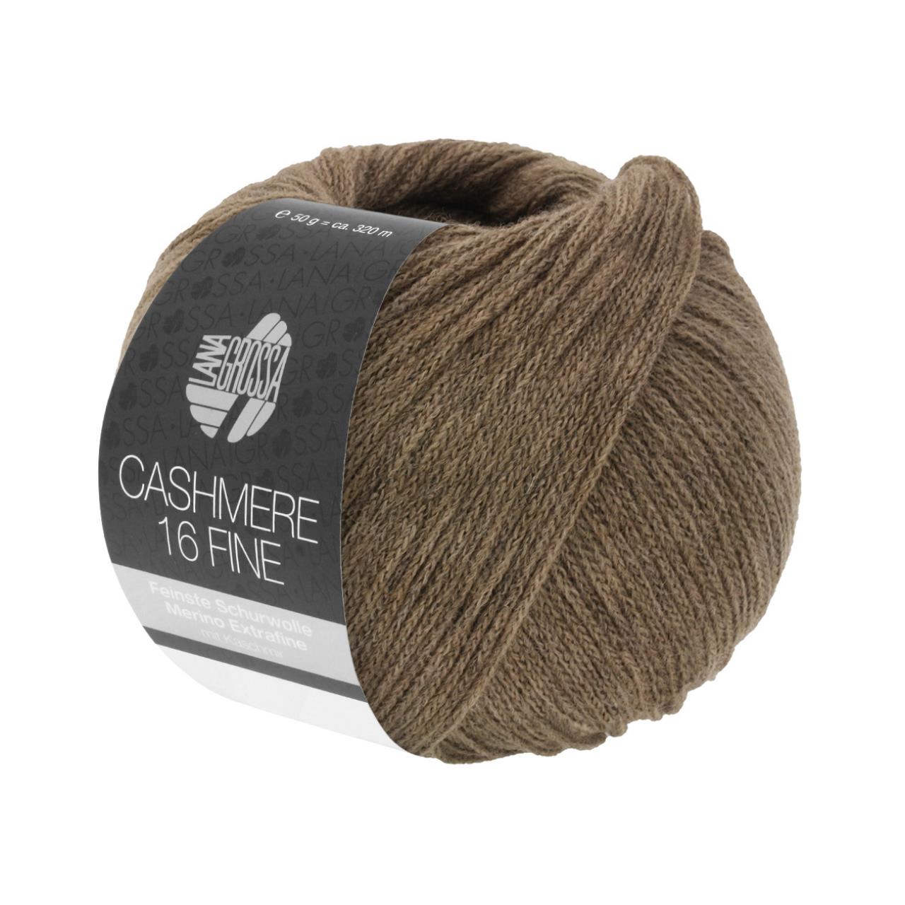 Cashmere 16 Fine 50 Graubraun