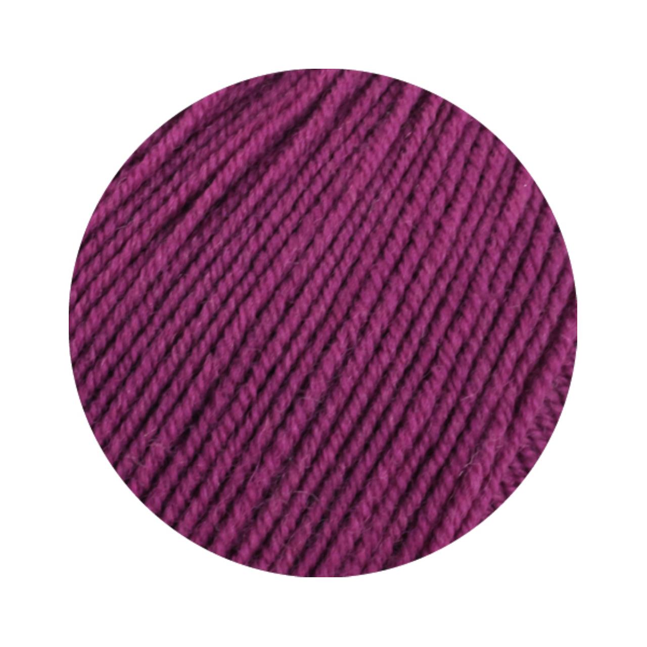 Cool Wool Baby Uni 296 Rotviolett