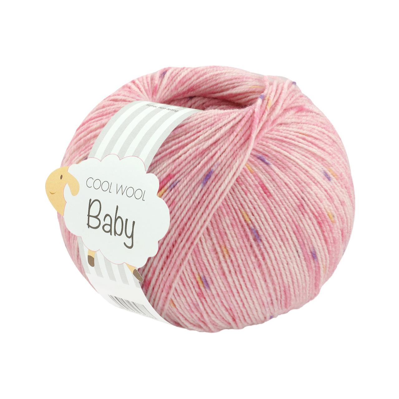 Cool Wool Baby Print 366 Rosa/Blassrosa/Pink/Lila