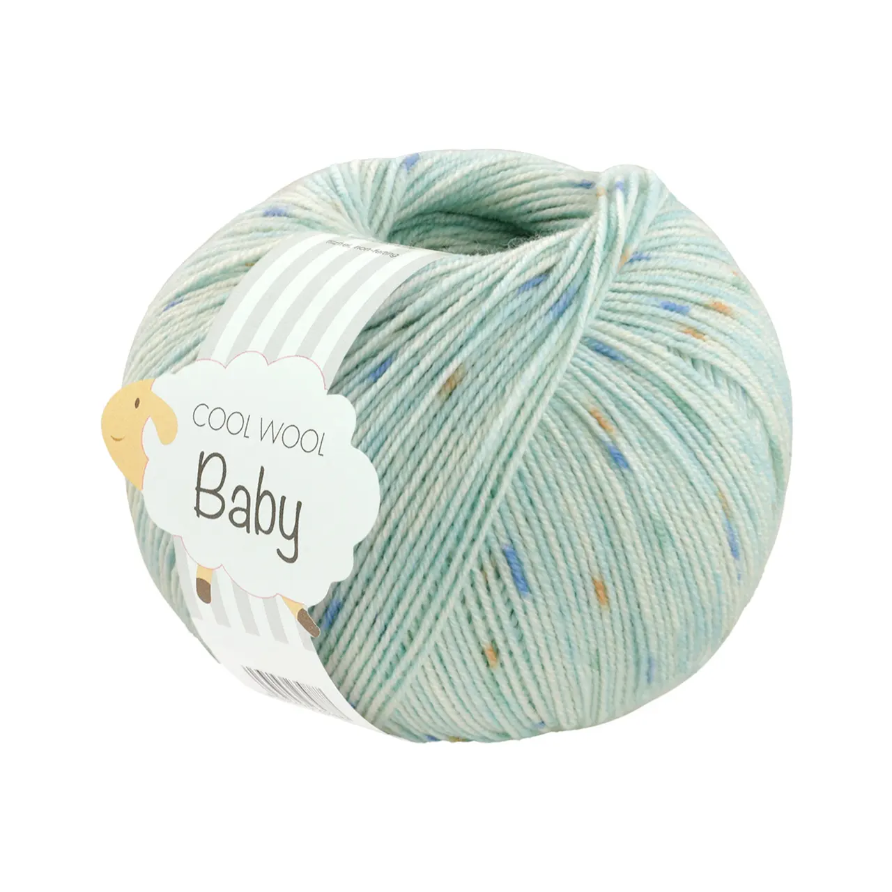 Cool Wool Baby Print 369 Mint/Blau/Orange