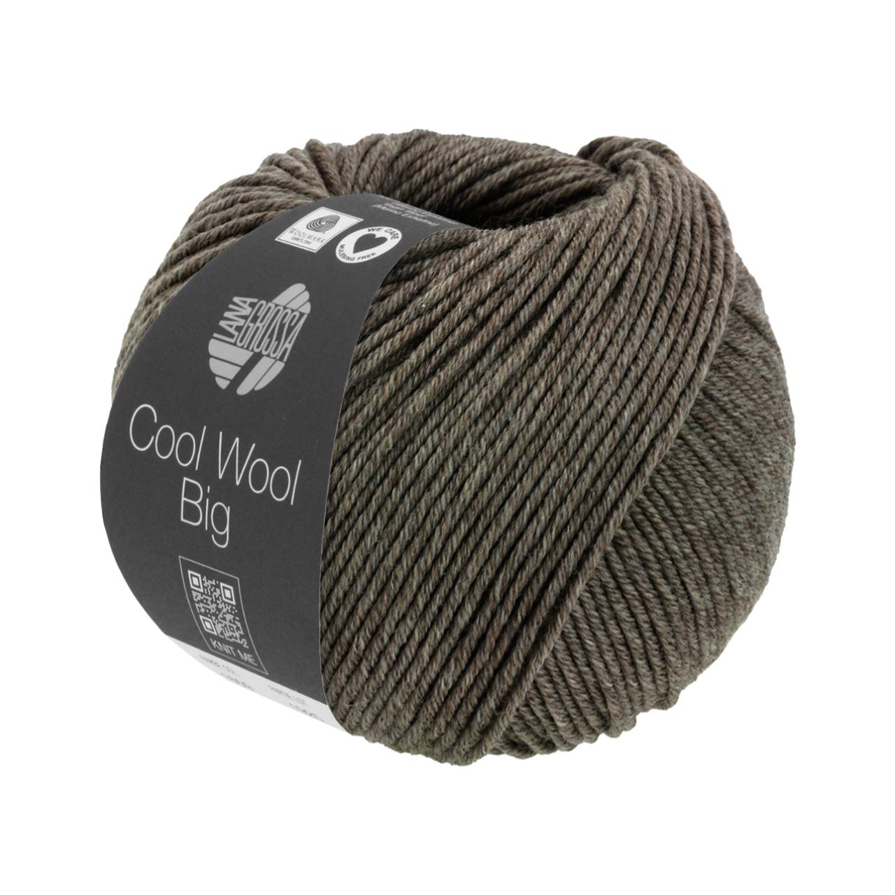 Cool Wool Big Mélange 1622 Dunkelbraun Meliert