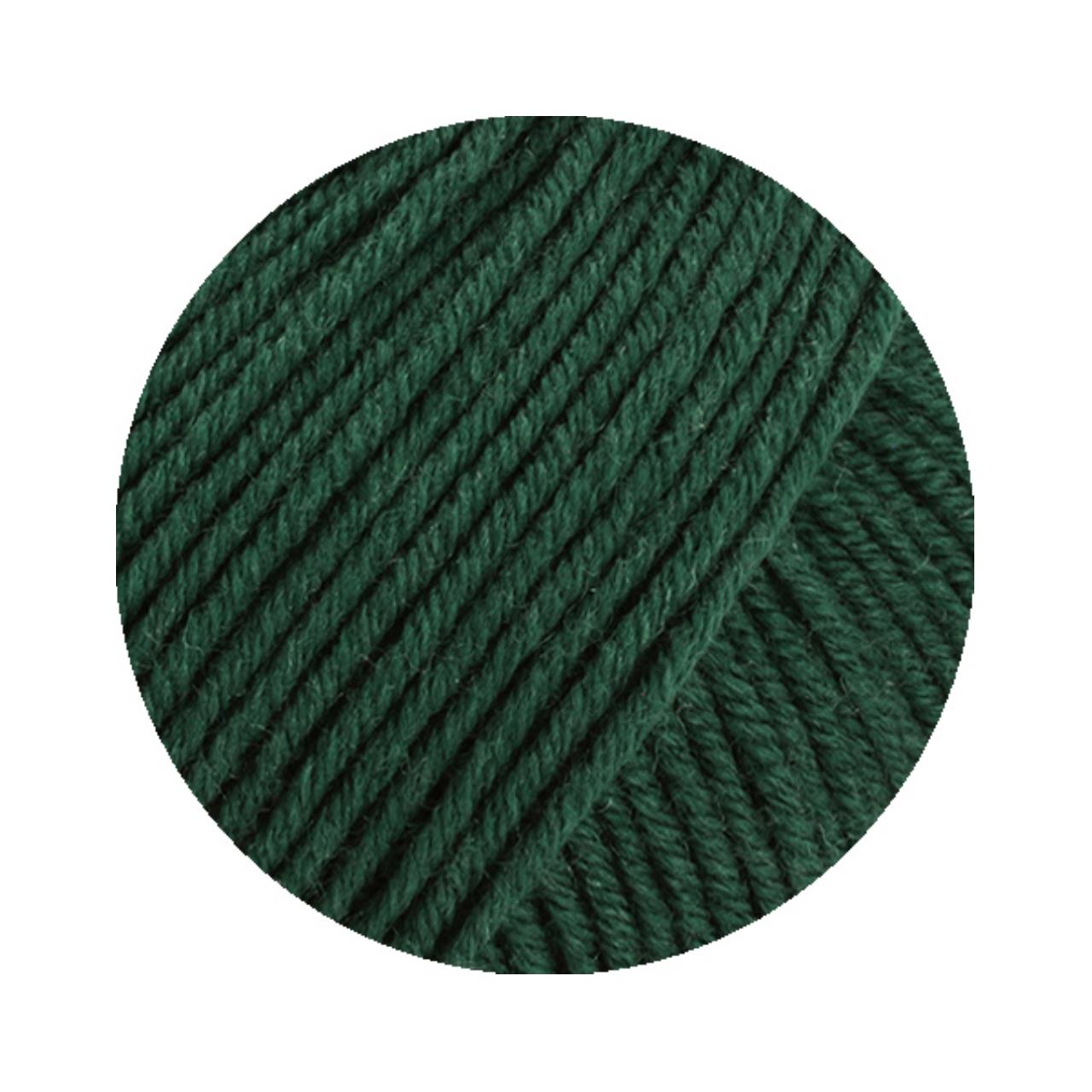 Cool Wool Big Mélange 1625 Dunkelgrün Meliert