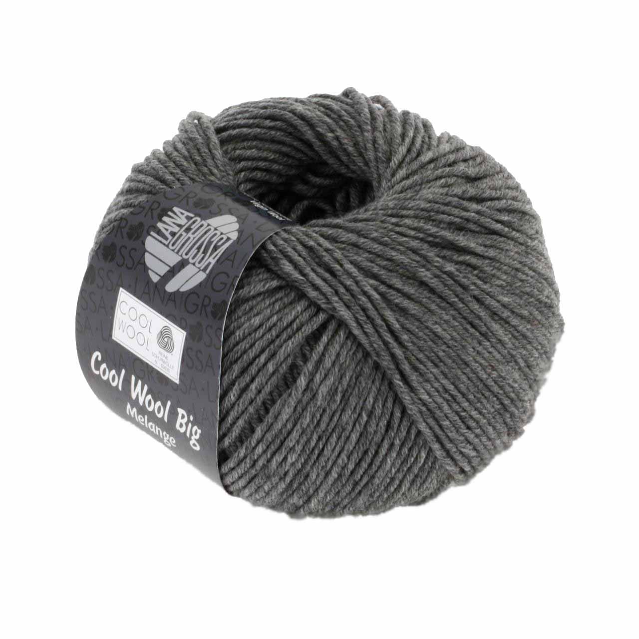 Cool Wool Big Mélange 617 Dunkelgrau meliert