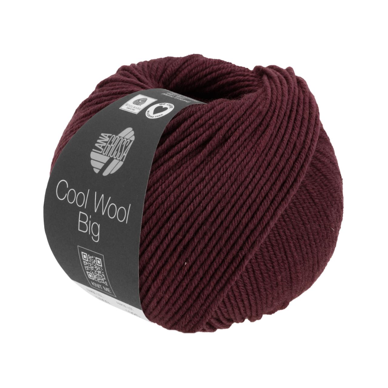 Cool Wool Big Mélange 1606 Schwarzrot meliert
