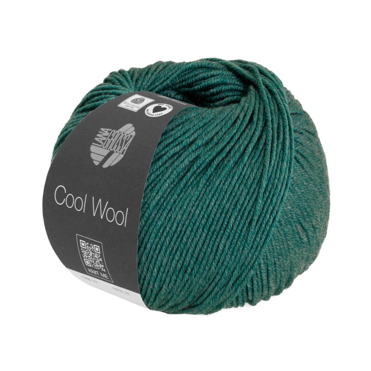 Cool Wool Mélange 1425 Dunkelgrün Meliert