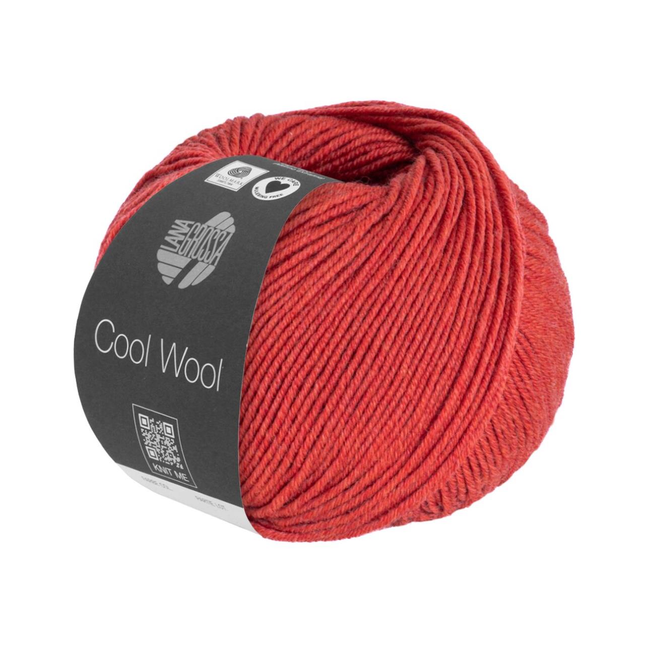Cool Wool Mélange 1428 Rot Meliert