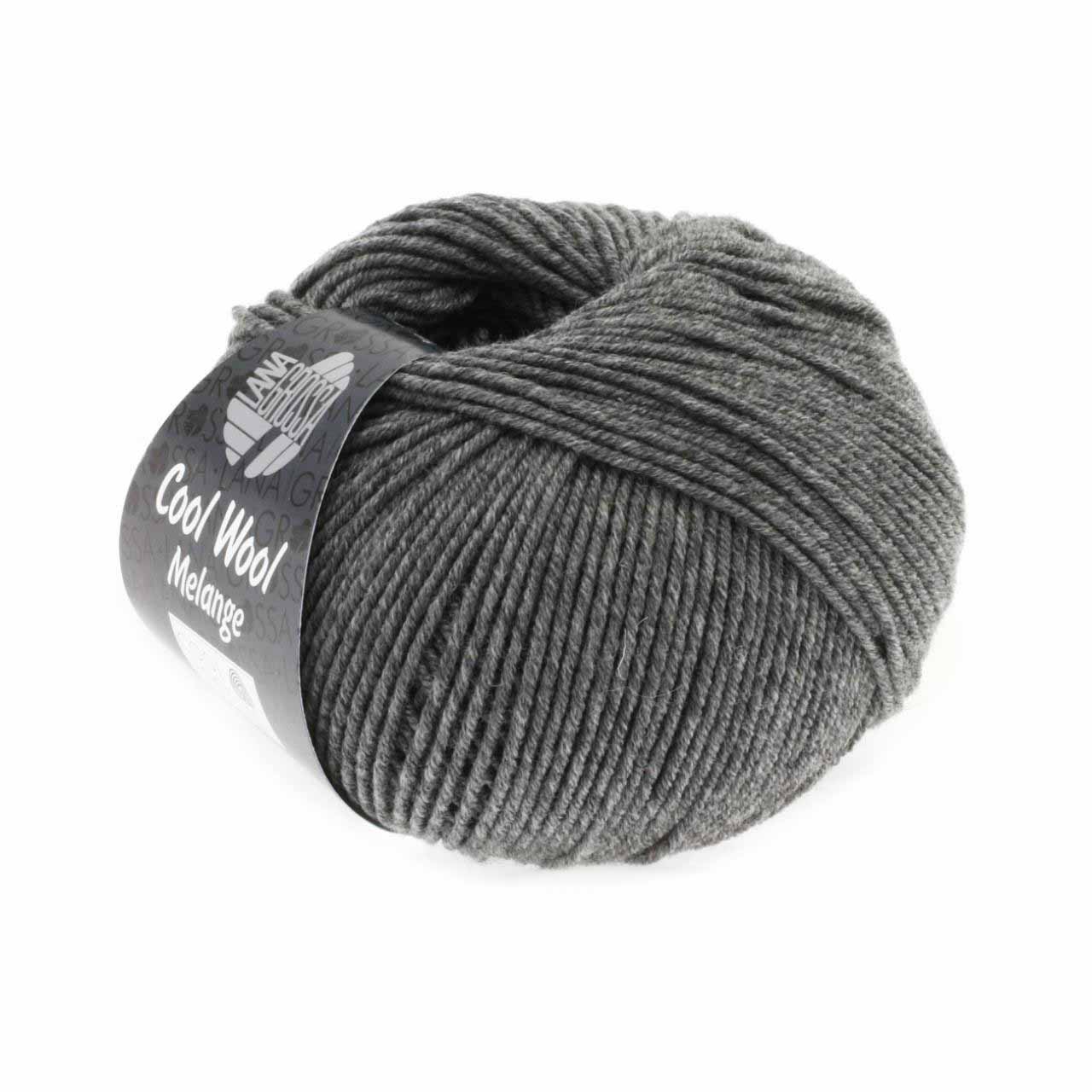 Cool Wool Mélange 412 Dunkelgrau meliert