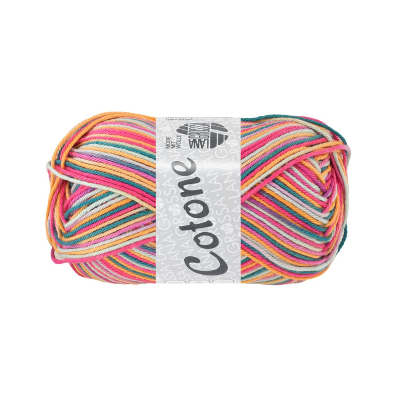 Cotone Print 356 Orange/Pink/Lila/See-/Zartgrün