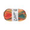 Cotone Print 344 Dunkelgrün/Rost/Gelb/Rot