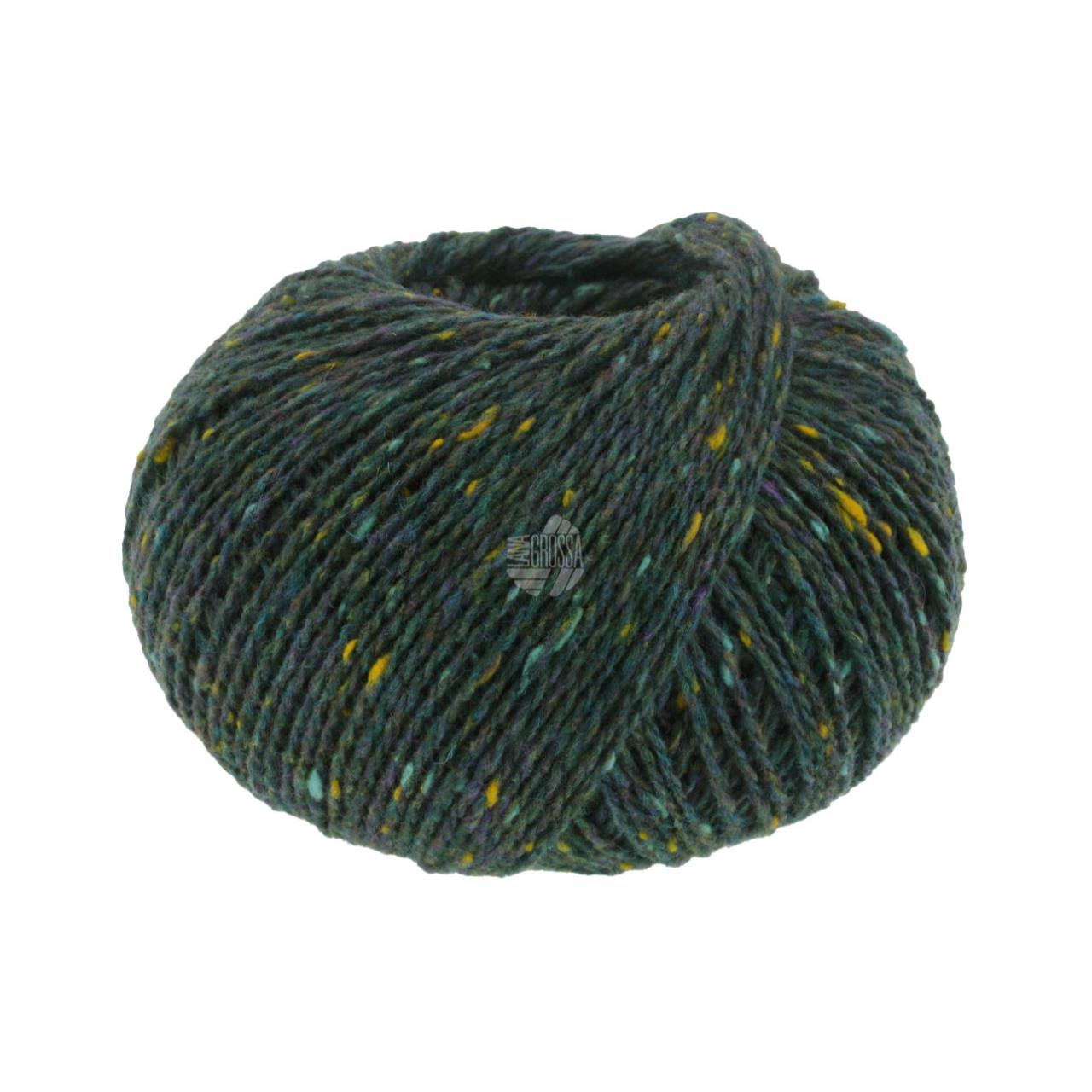 Country Tweed Fine 116 Dunkelpetrol meliert