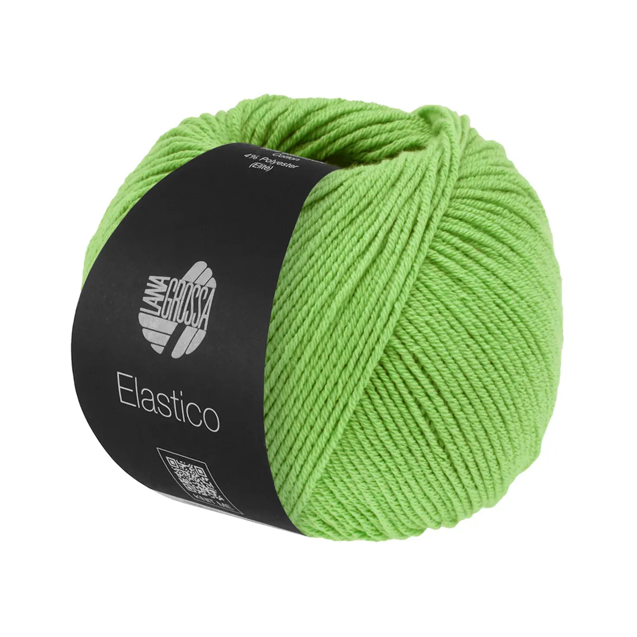 Elastico 193 Frühlingsgrün von Lana Grossa. Baumwoll-Klassiker mit leichtem Stretchanteil