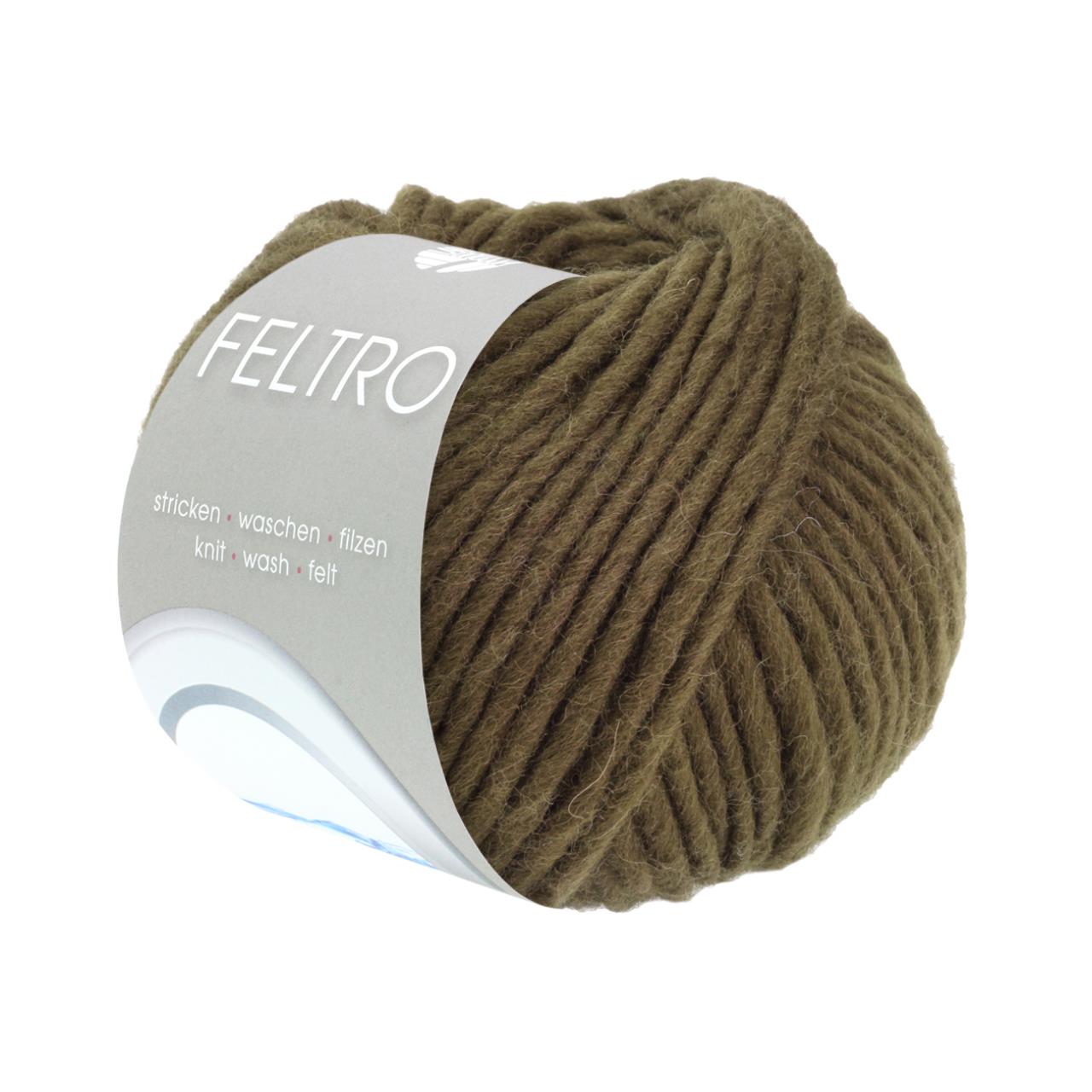 Feltro Uni 104 Graubraun