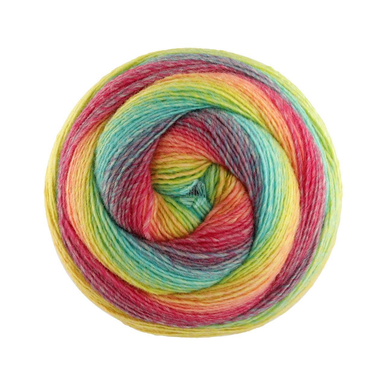 Gomitolo Versione 450 Himbeer/Hummer/Orange/Gelb/Limette/Jade/Türkis/Fuchsia