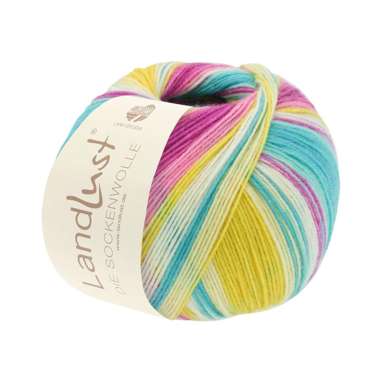 Landlust die Sockenwolle 113 Bunte Streifen