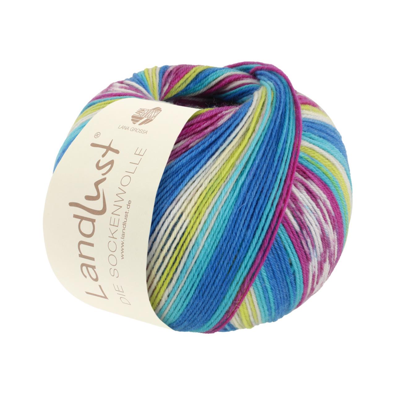 Landlust die Sockenwolle 312 Streifen/Jacquard