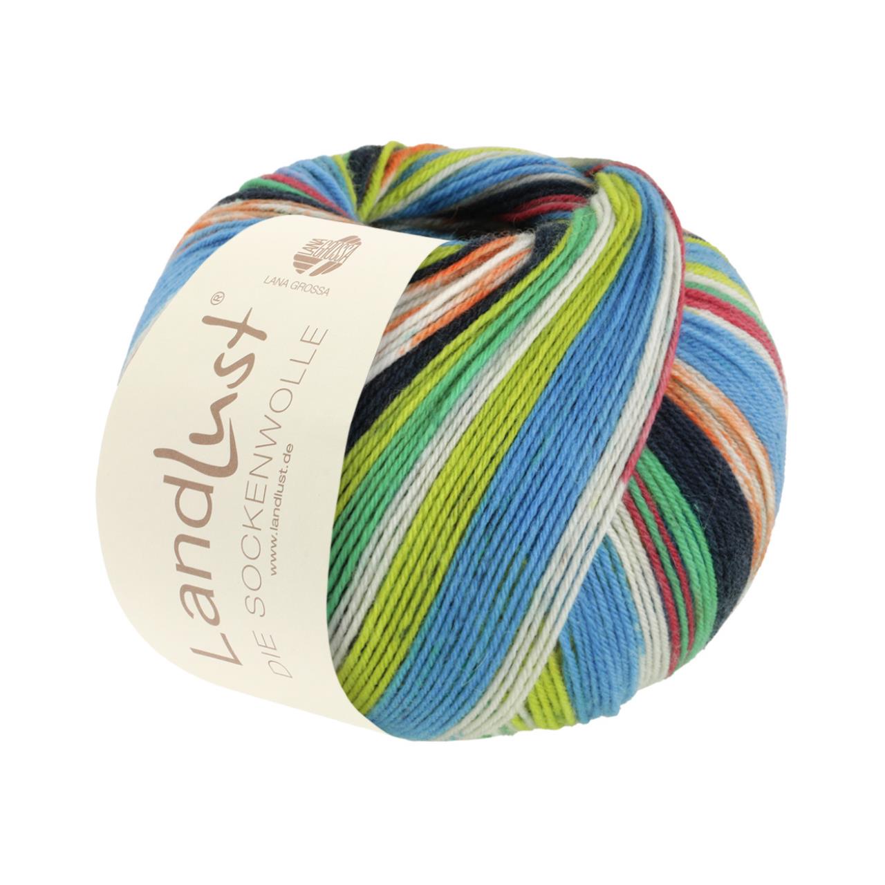 Landlust die Sockenwolle 314 Streifen/Jacquard