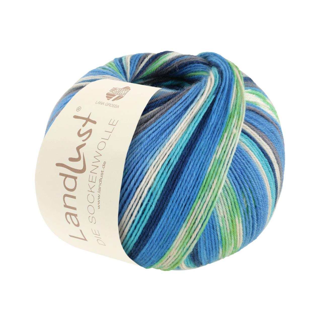 Landlust die Sockenwolle 316 Streifen/Jacquard