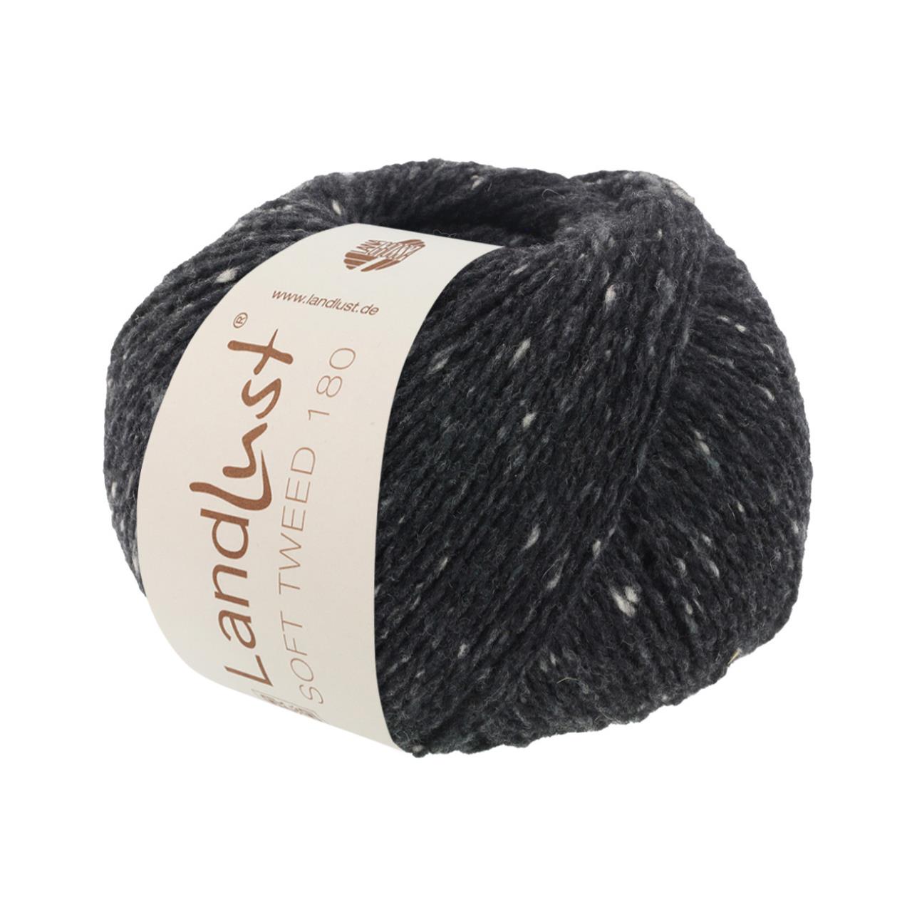 Landlust Soft Tweed 180 106 Schwarz Meliert