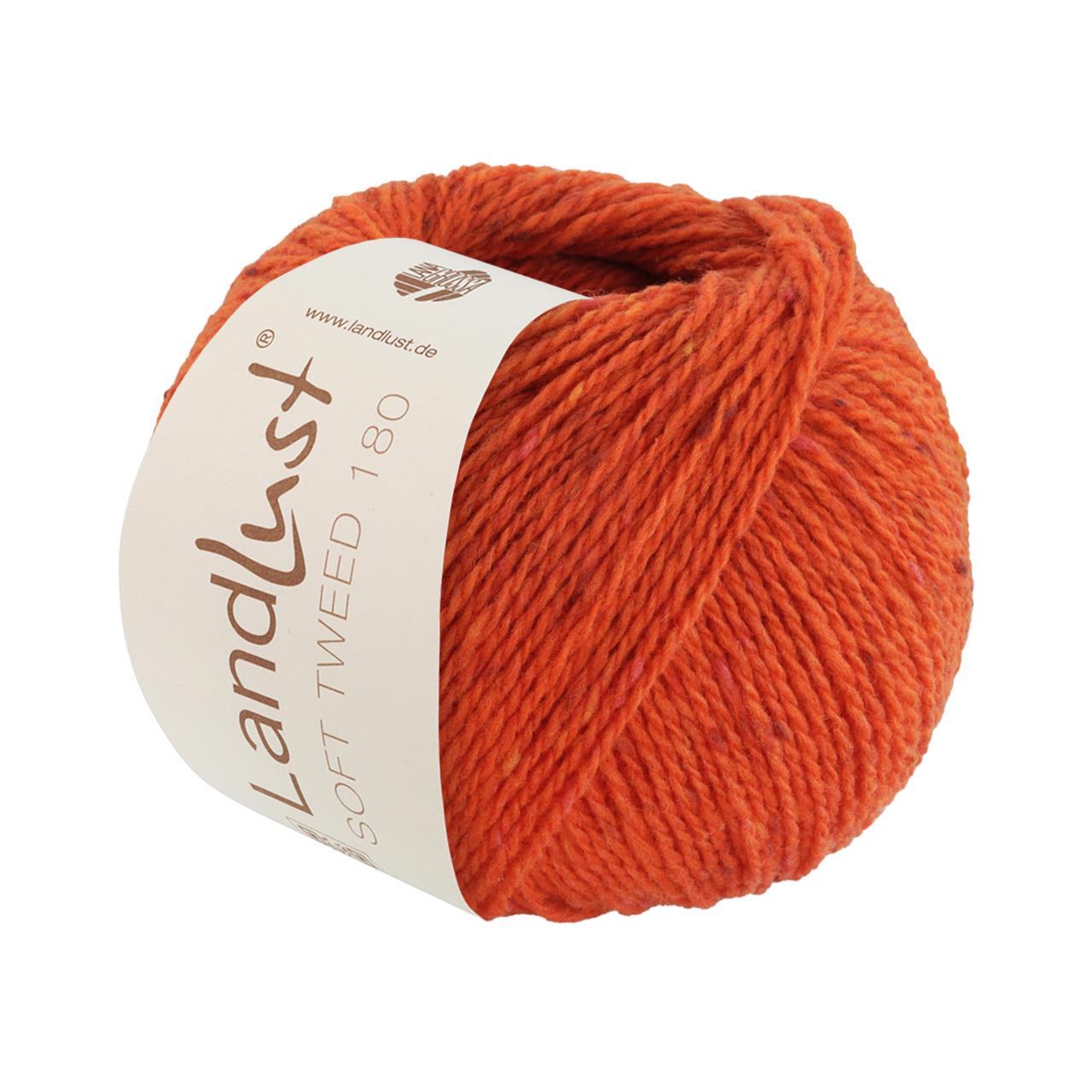 Landlust Soft Tweed 180 124 Orange Meliert