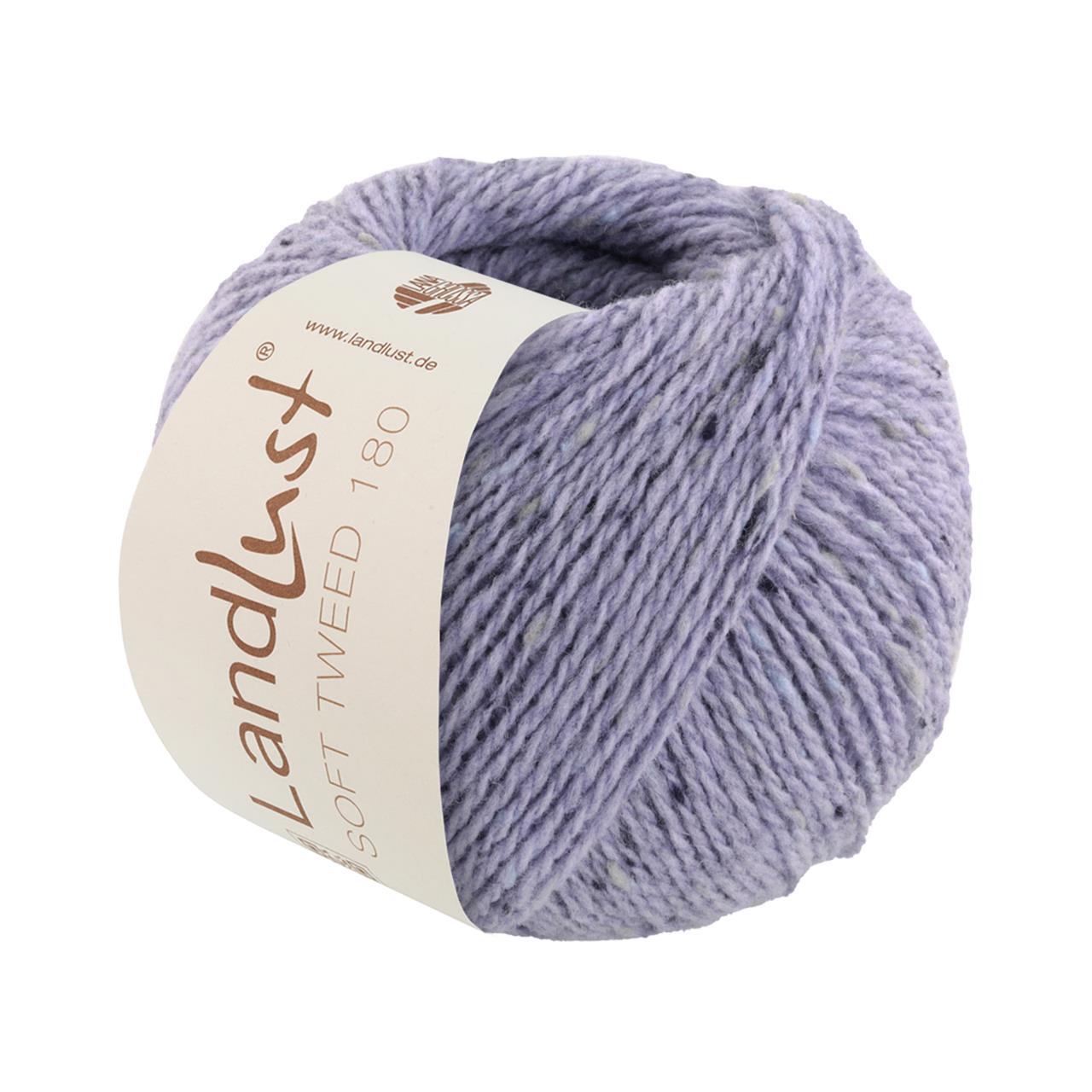 Landlust Soft Tweed 180 126 Graublau Meliert
